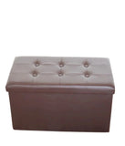 Modern Leather Foldable Storage Ottoman