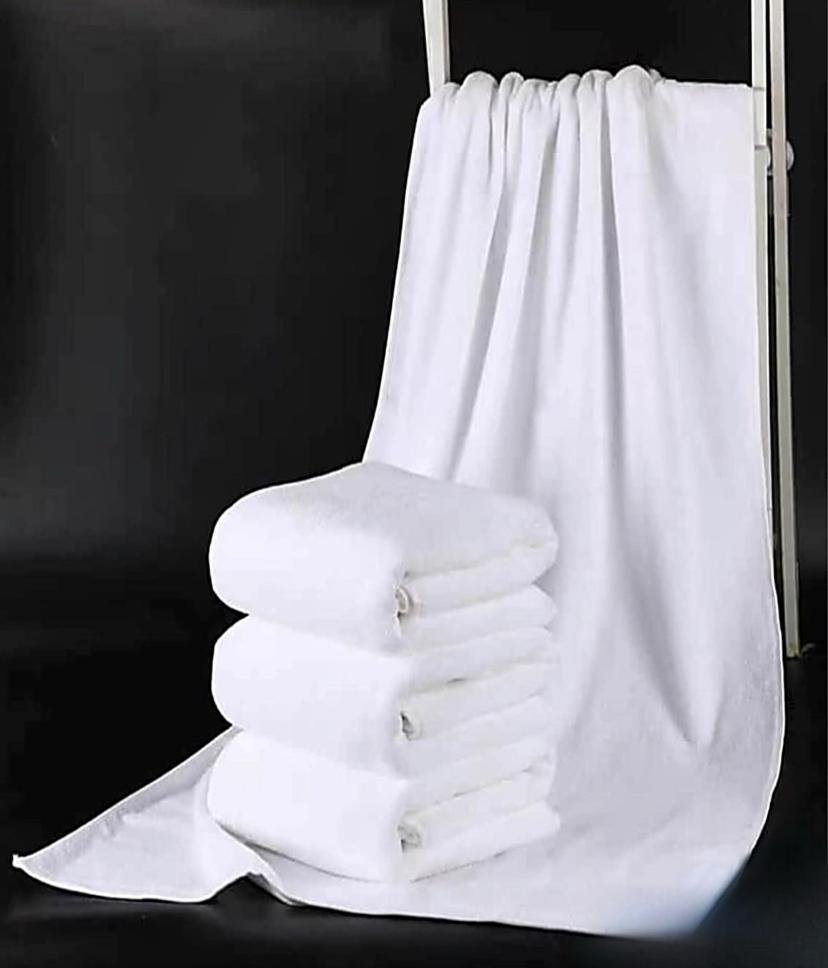 White Cotton Bath Towel