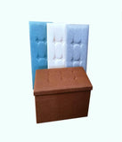 Modern Leather Foldable Storage Ottoman